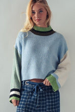 Load image into Gallery viewer, Colorblock Knit Sweater