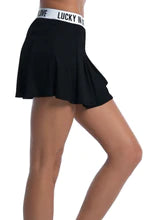 Load image into Gallery viewer, Lucky in Love Let’s Get it On Skirt in Black & White