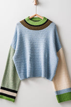 Load image into Gallery viewer, Colorblock Knit Sweater
