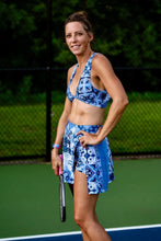 Load image into Gallery viewer, Yoga Democracy Mosaic in Blue Court Skort