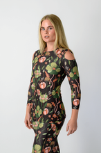 Load image into Gallery viewer, Yoga Democracy Botanical Garden Open Shoulder Top