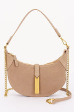 Load image into Gallery viewer, Hobo Bag in Burgundy, Black & Khaki