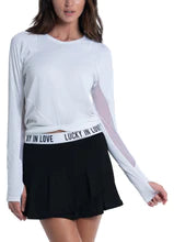 Load image into Gallery viewer, Lucky in Love Let’s Get it On Skirt in Black & White