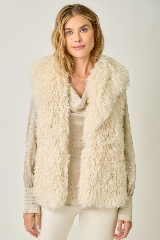 Shaggy Faux Fur Vest – AH Collection