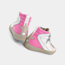 Load image into Gallery viewer, Rooney Pink Lizard High Top-Size 9 & 10 Left