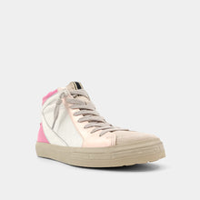 Load image into Gallery viewer, Rooney Pink Lizard High Top-Size 9 & 10 Left