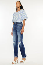 Load image into Gallery viewer, KanCan Peach High Rise Slim Straight Denim