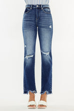 Load image into Gallery viewer, KanCan Peach High Rise Slim Straight Denim