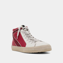 Load image into Gallery viewer, ShuShop Rooney Dark Red Sneaker