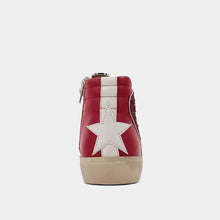 Load image into Gallery viewer, ShuShop Rooney Dark Red Sneaker