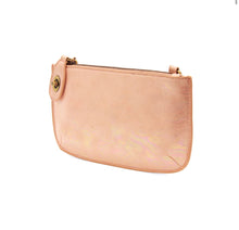 Load image into Gallery viewer, Pink Holographic Mini Wristlet Crossbody