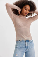 Load image into Gallery viewer, Free People Dance All Night Long Sleeve in Peach