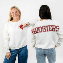 Load image into Gallery viewer, PreOrder Indiana Logo Sequin Patch Crewneck