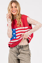Load image into Gallery viewer, Flag Sweater Vest