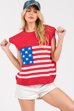 Load image into Gallery viewer, Flag Sweater Vest