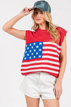 Load image into Gallery viewer, Flag Sweater Vest