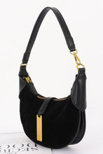 Load image into Gallery viewer, Hobo Bag in Burgundy & Black