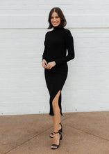 Load image into Gallery viewer, Seamless Long Sleeve Mock Neck Dress