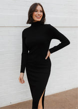 Load image into Gallery viewer, Seamless Long Sleeve Mock Neck Dress