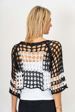Load image into Gallery viewer, Black &amp; White Knit Top
