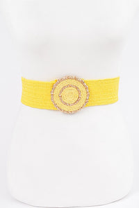 Straw Stretch Belt in Multiple Colors