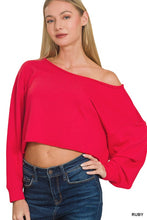 Load image into Gallery viewer, French Terry Boatneck Top
