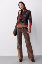 Load image into Gallery viewer, Free People Easy Does it Printed Long Sleeve Tee
