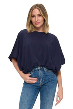 Load image into Gallery viewer, Bubble Tee in Navy
