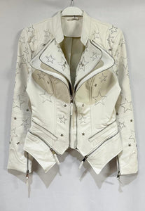 Star Rider Jacket in White