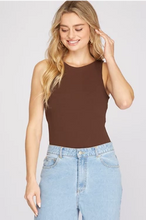 Load image into Gallery viewer, Halter Rib Bodysuit
