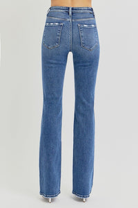 Risen Tummy Control High Rise Straight Jeans