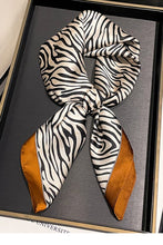 Load image into Gallery viewer, Zebra Print Square Scarf
