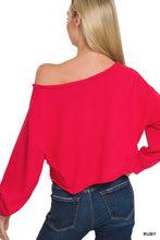 Load image into Gallery viewer, French Terry Boatneck Top
