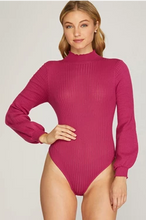 Load image into Gallery viewer, Balloon Sleeve Bodysuit in 4 Colors
