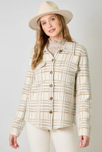 Load image into Gallery viewer, Checked Sweater Jacket
