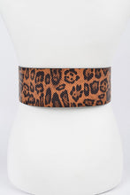 Load image into Gallery viewer, Leopard Big Buckle Belt
