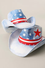 Load image into Gallery viewer, Star Band Cowboy Hat
