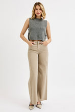 Load image into Gallery viewer, Risen High Rise Tummy Control Lurex Palazzo Denim
