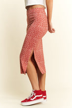 Load image into Gallery viewer, Leopard Print Midi Skirt
