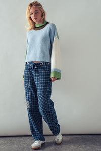 Colorblock Knit Sweater