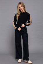 Load image into Gallery viewer, RESTOCK!!  Sleeve Stripe Sweater
