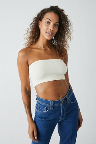 Free People Amelia Bandeau in Ivory