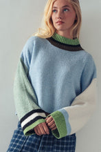 Load image into Gallery viewer, Colorblock Knit Sweater
