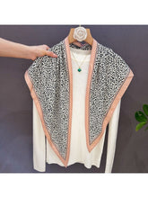 Load image into Gallery viewer, Leopard Print Triangle Scarf
