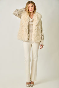 Shaggy Faux Fur Vest