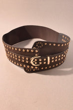 Load image into Gallery viewer, Studded Wide Waist Belt
