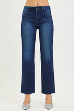 Load image into Gallery viewer, Risen Tummy Control Mid Rise Ankle Straight Jeans
