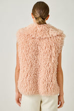 Load image into Gallery viewer, BEST SELLING Shaggy Faux Fur Vest in Rose
