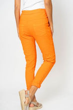 Load image into Gallery viewer, Italian Crinkle Jogger with Gold Embellishment in Orange &amp; Pink
