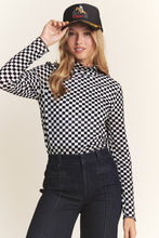 Load image into Gallery viewer, Checkered Mesh Top

